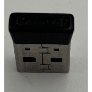 Microsoft USB Wireless Receiver Black Excellent Nano Dongle Adapter S3K